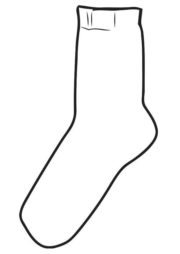 calza Disegno da colorare calza