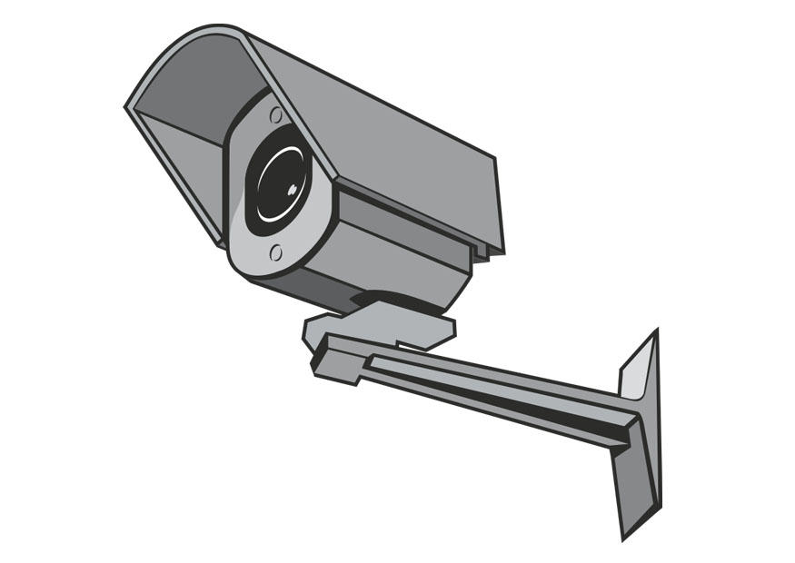 camera di sicurezza Disegno da colorare camera di sicurezza