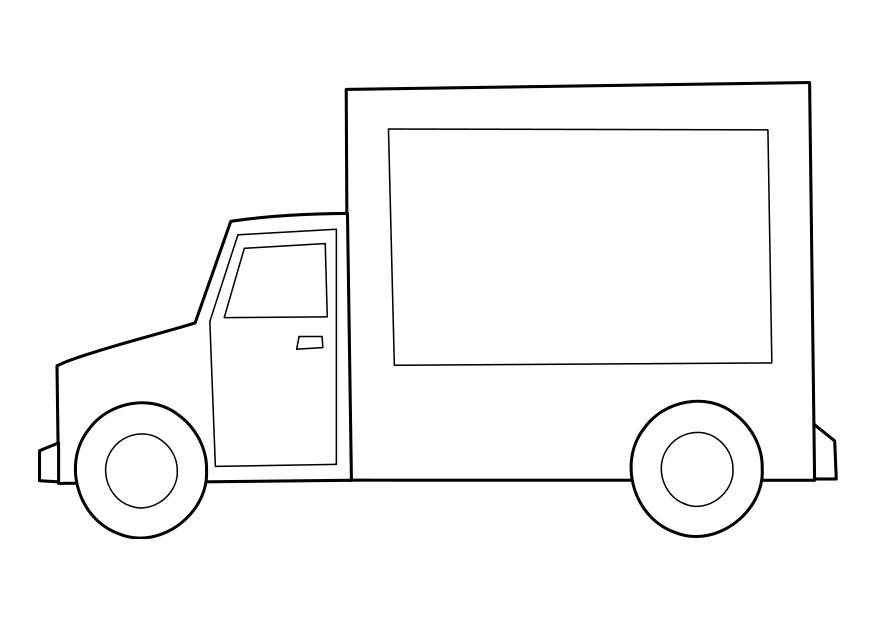 camion Disegno da colorare camion