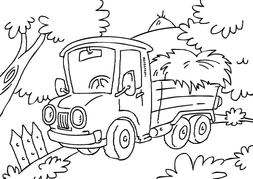 camion Disegno da colorare camion
