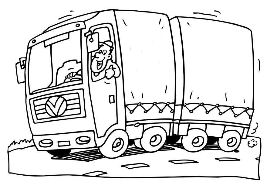 camion Disegno da colorare camion