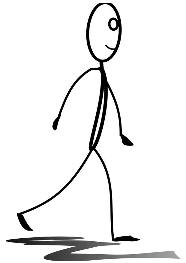 camminare Disegno da colorare camminare