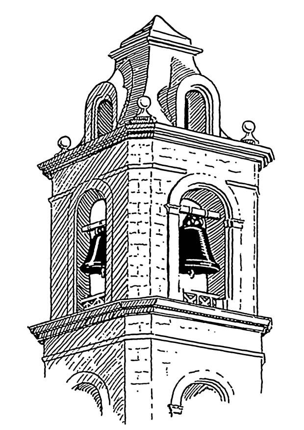 campana - belfort Disegno da colorare campana - belfort