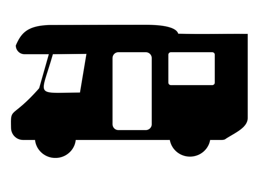 camper Disegno da colorare camper