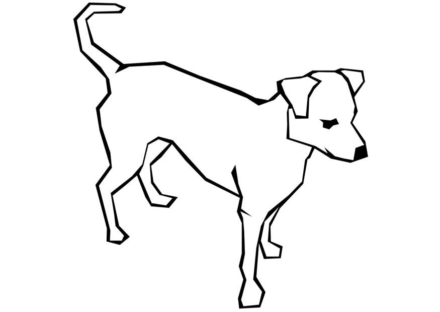 cane Disegno da colorare cane