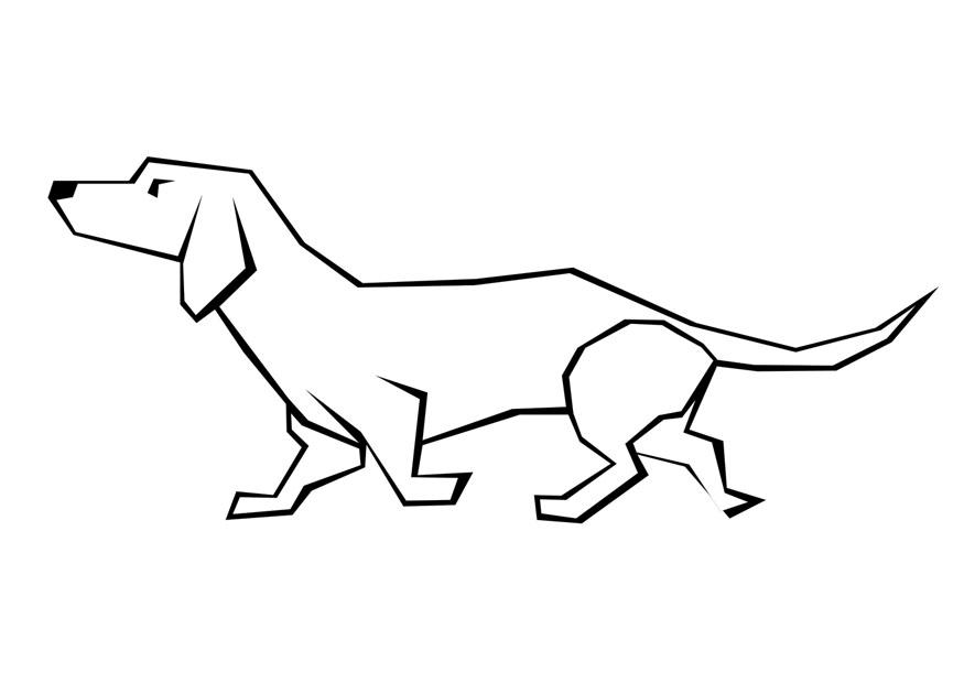 cane Disegno da colorare cane