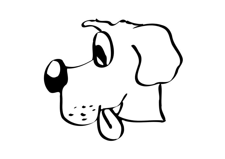 cane Disegno da colorare cane