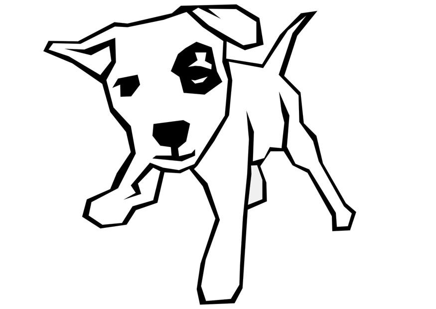 cane Disegno da colorare cane