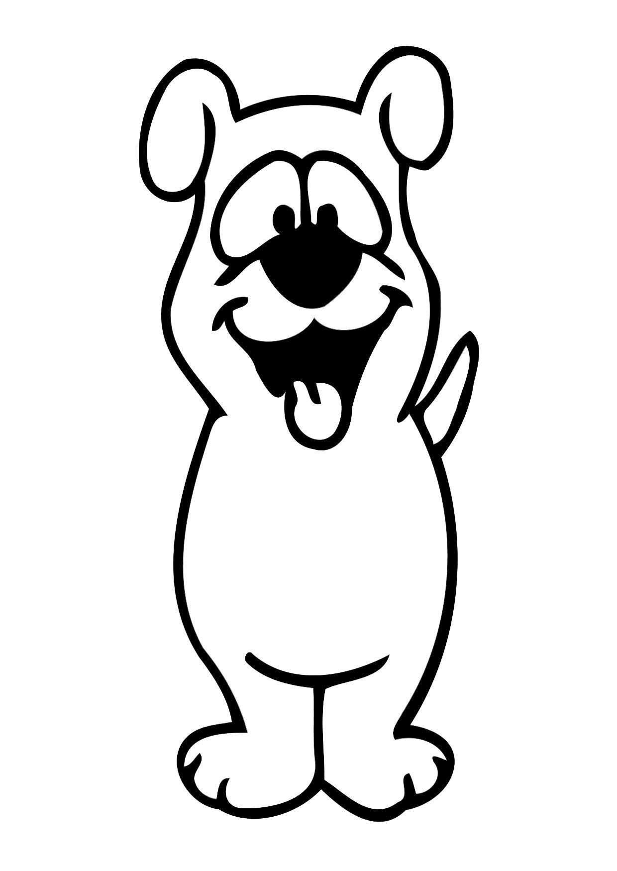 cane Disegno da colorare cane