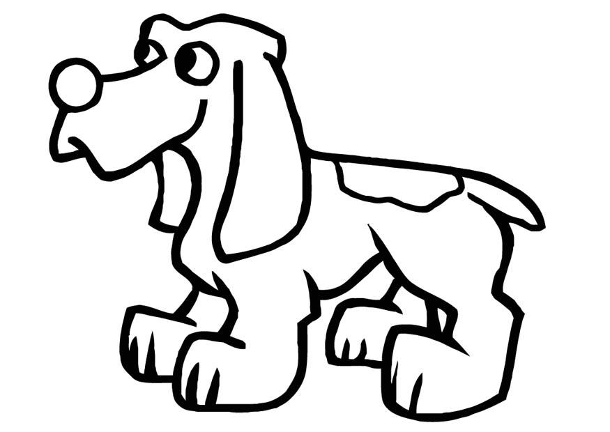 cane Disegno da colorare cane