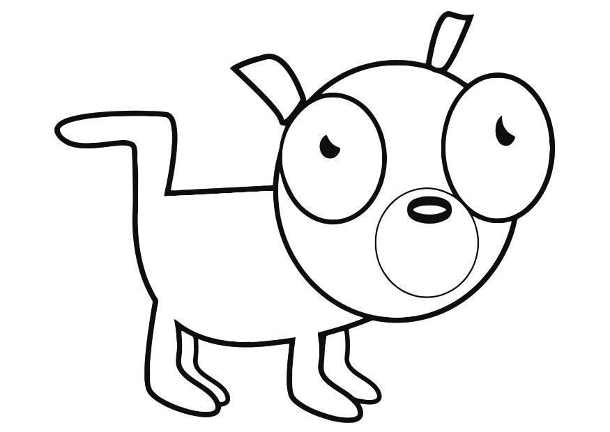 cane Disegno da colorare cane