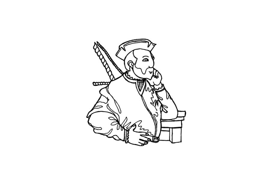 capitano Disegno da colorare capitano