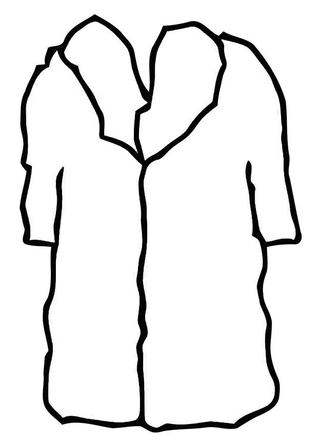 cappotto - pelliccia Disegno da colorare cappotto - pelliccia