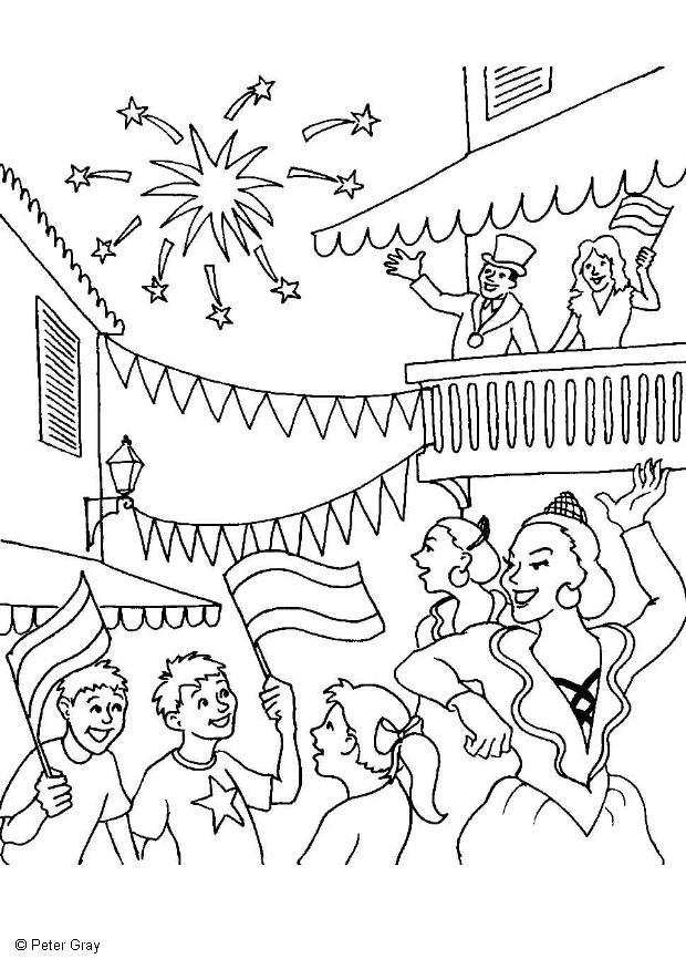 carnevale Disegno da colorare carnevale