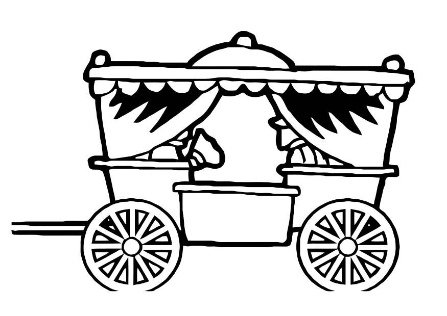 carrozza Disegno da colorare carrozza
