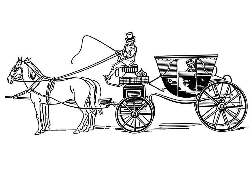 carrozza Disegno da colorare carrozza