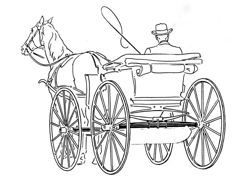 carrozza Disegno da colorare carrozza