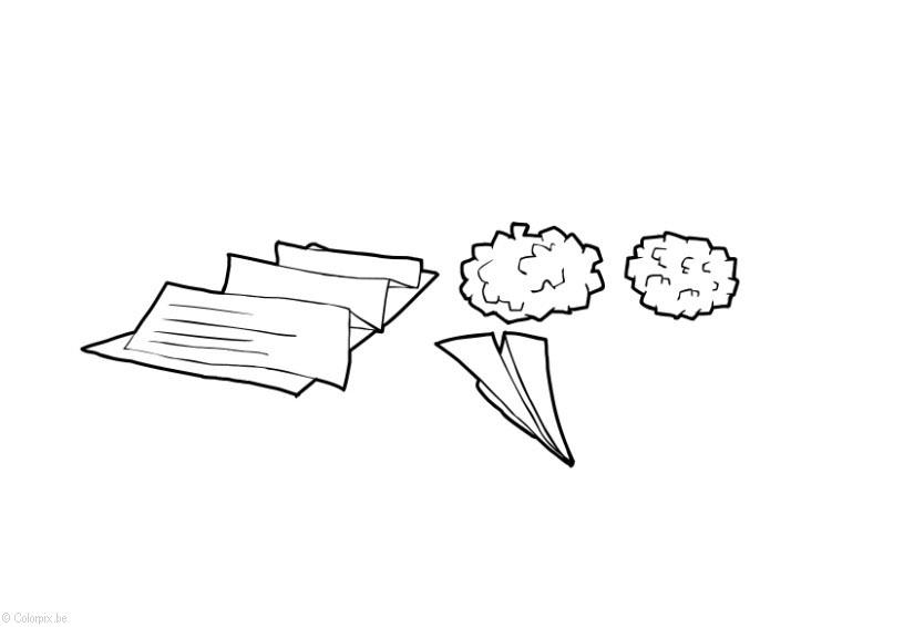 carta e cartone Disegno da colorare carta e cartone