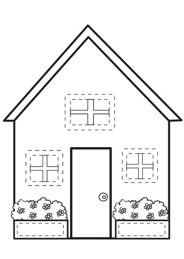 casa Disegno da colorare casa