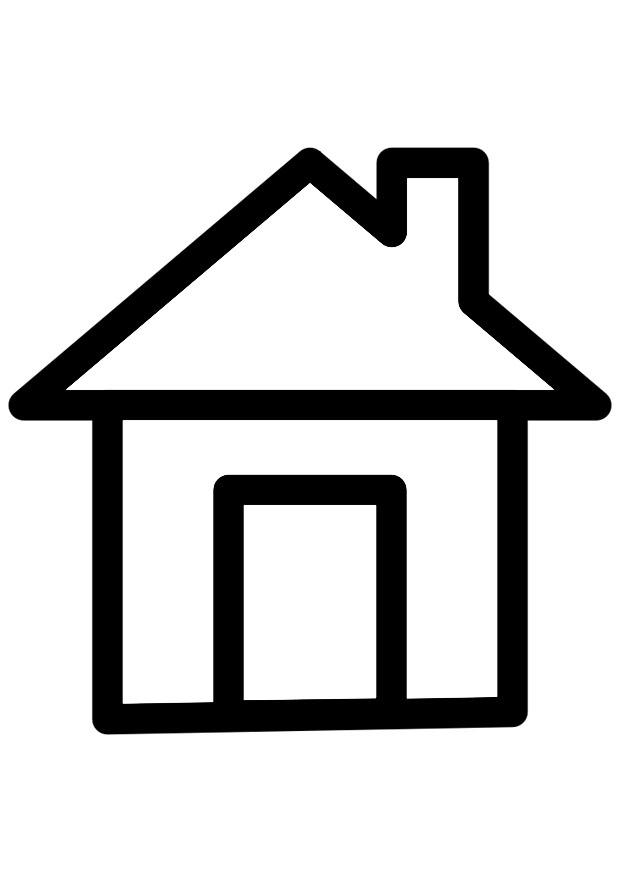casa Disegno da colorare casa
