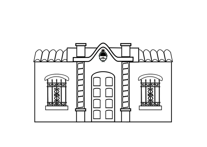 casa Disegno da colorare casa