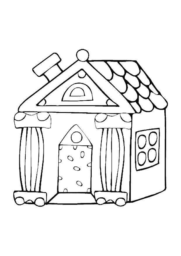 casetta Disegno da colorare casetta