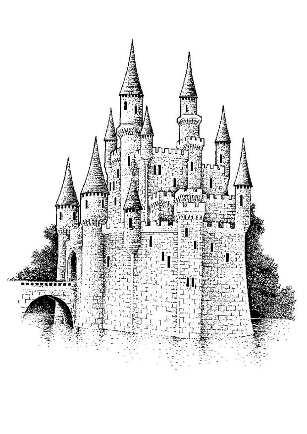 castello Disegno da colorare castello
