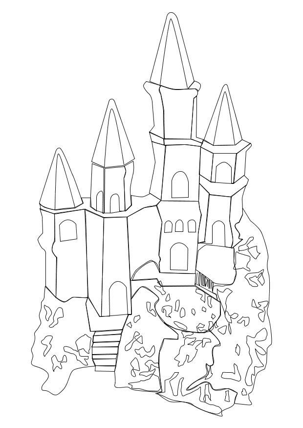 castello Disegno da colorare castello