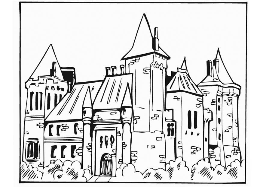 castello Disegno da colorare castello