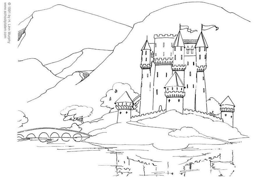 castello Disegno da colorare castello