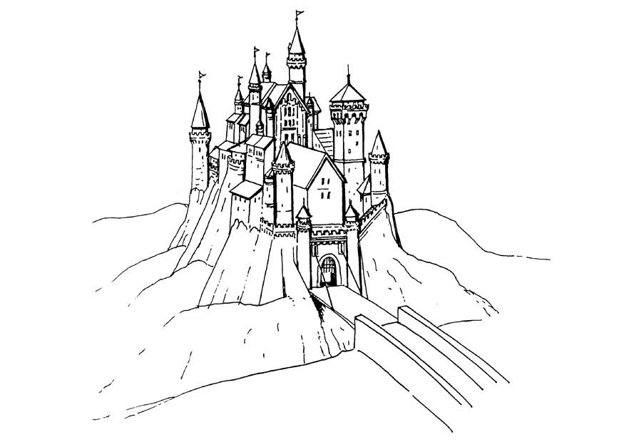 castello Disegno da colorare castello