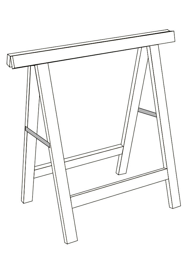 cavalletto Disegno da colorare cavalletto
