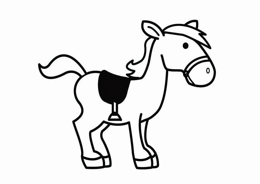 cavallo di san nicola Disegno da colorare cavallo di san nicola