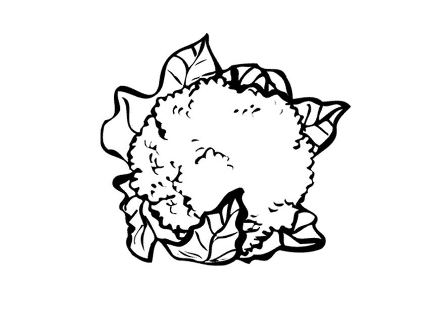 cavolfiore Disegno da colorare cavolfiore