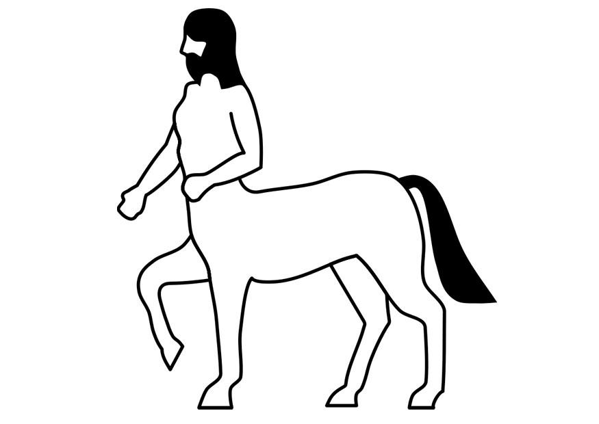 centauro Disegno da colorare centauro
