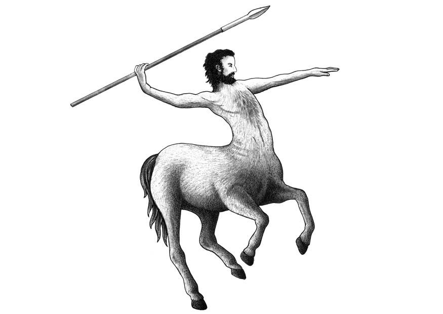 centauro Disegno da colorare centauro