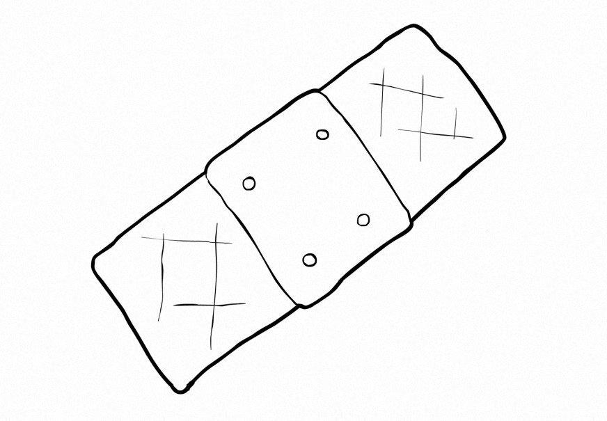 cerotto Disegno da colorare cerotto