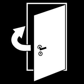 chiudere la porta Disegno da colorare chiudere la porta