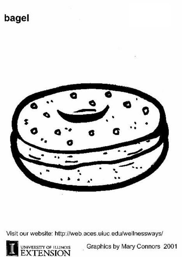 ciambella Disegno da colorare ciambella