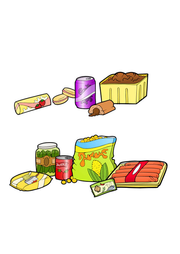 cibo sano e non sano immagine cibo sano e non sano