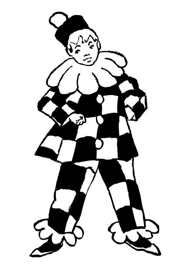 clown Disegno da colorare clown