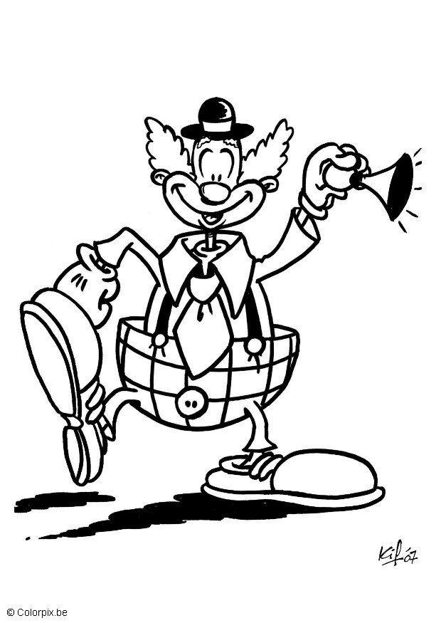 clown Disegno da colorare clown