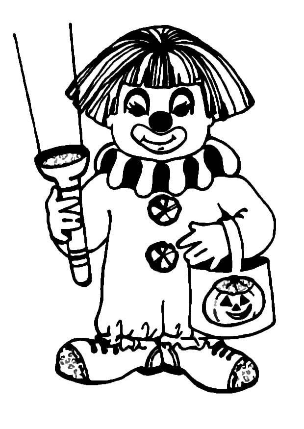 clown Disegno da colorare clown