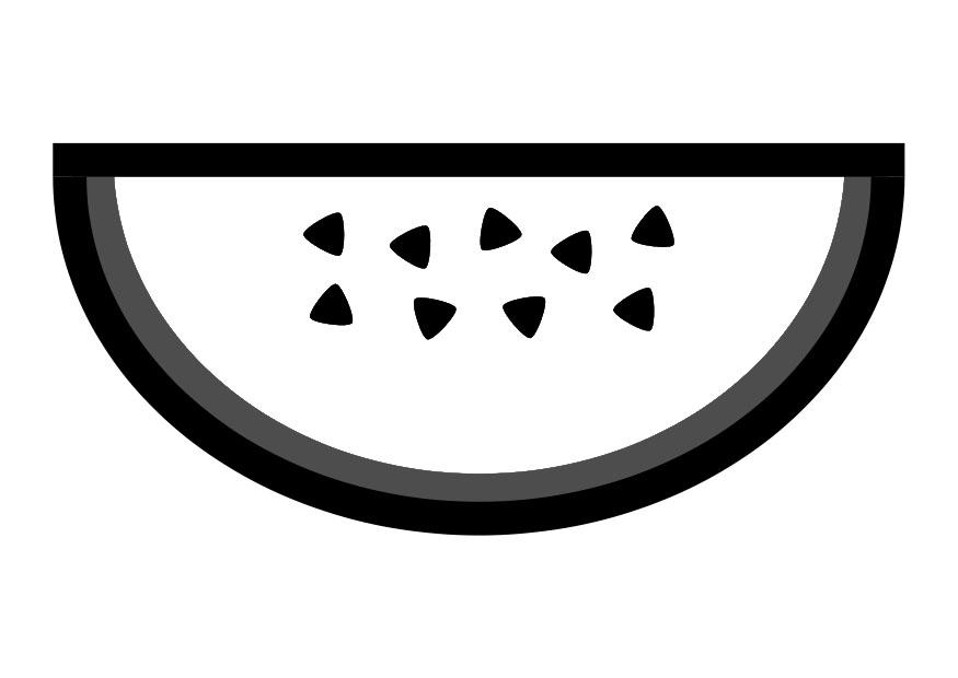 cocomero Disegno da colorare cocomero