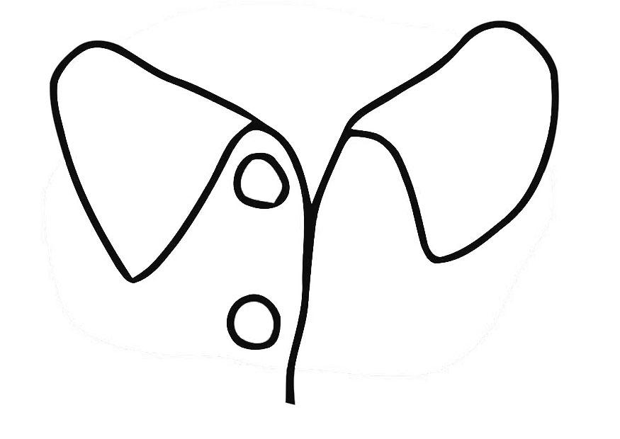 Disegno da colorare colletto