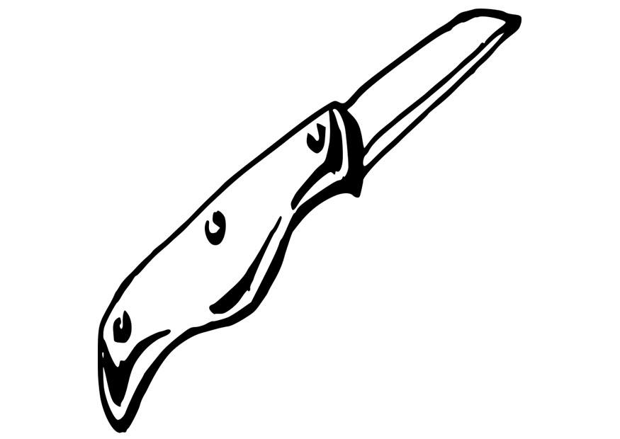 coltello Disegno da colorare coltello