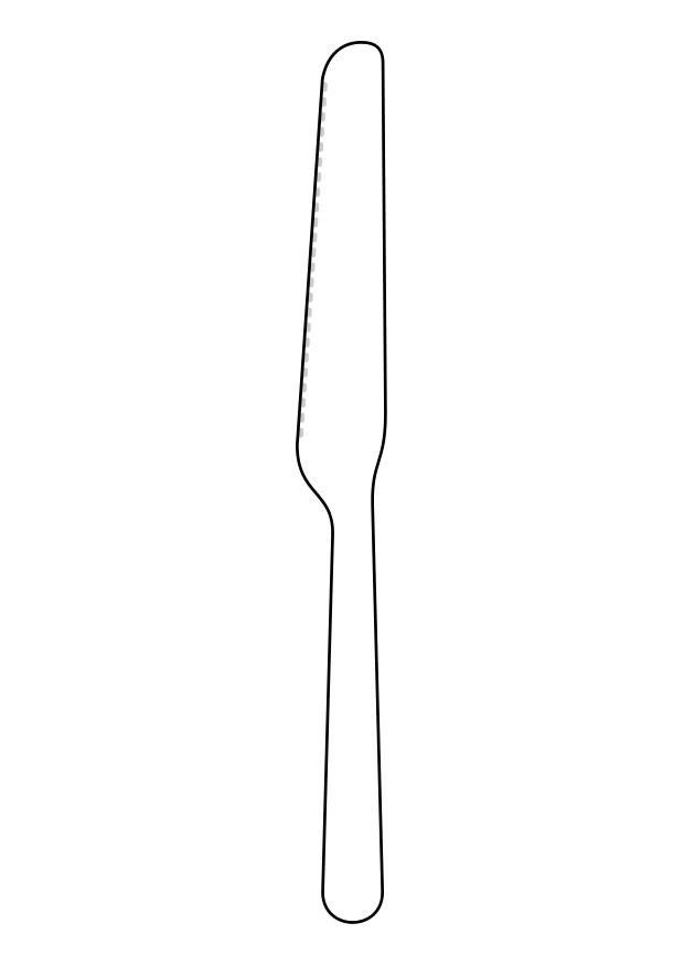 coltello Disegno da colorare coltello
