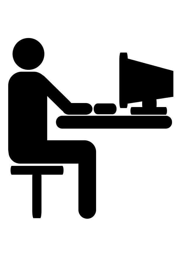 computer Disegno da colorare computer