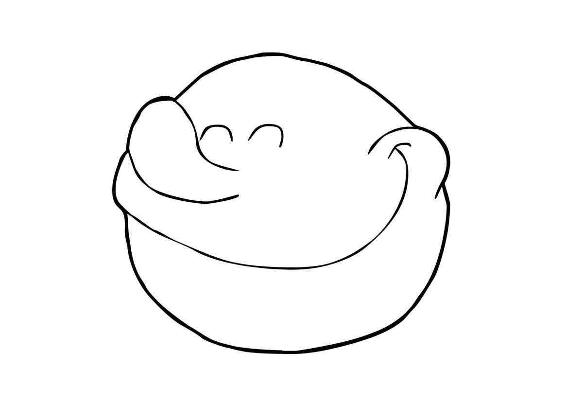 contento Disegno da colorare contento