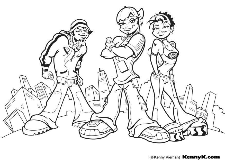 cool mp3 Disegno da colorare cool mp3